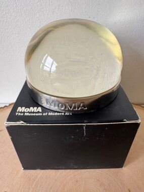 MOMA Photo Dome Magnifier Paperweight Desk Accessory with Box Never Used